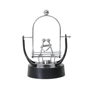 Couple Swing Perpetual Motion Device Swing Office Desktop Iron Art Ornament Electromagnetic Swing Stepper Birthday Gift