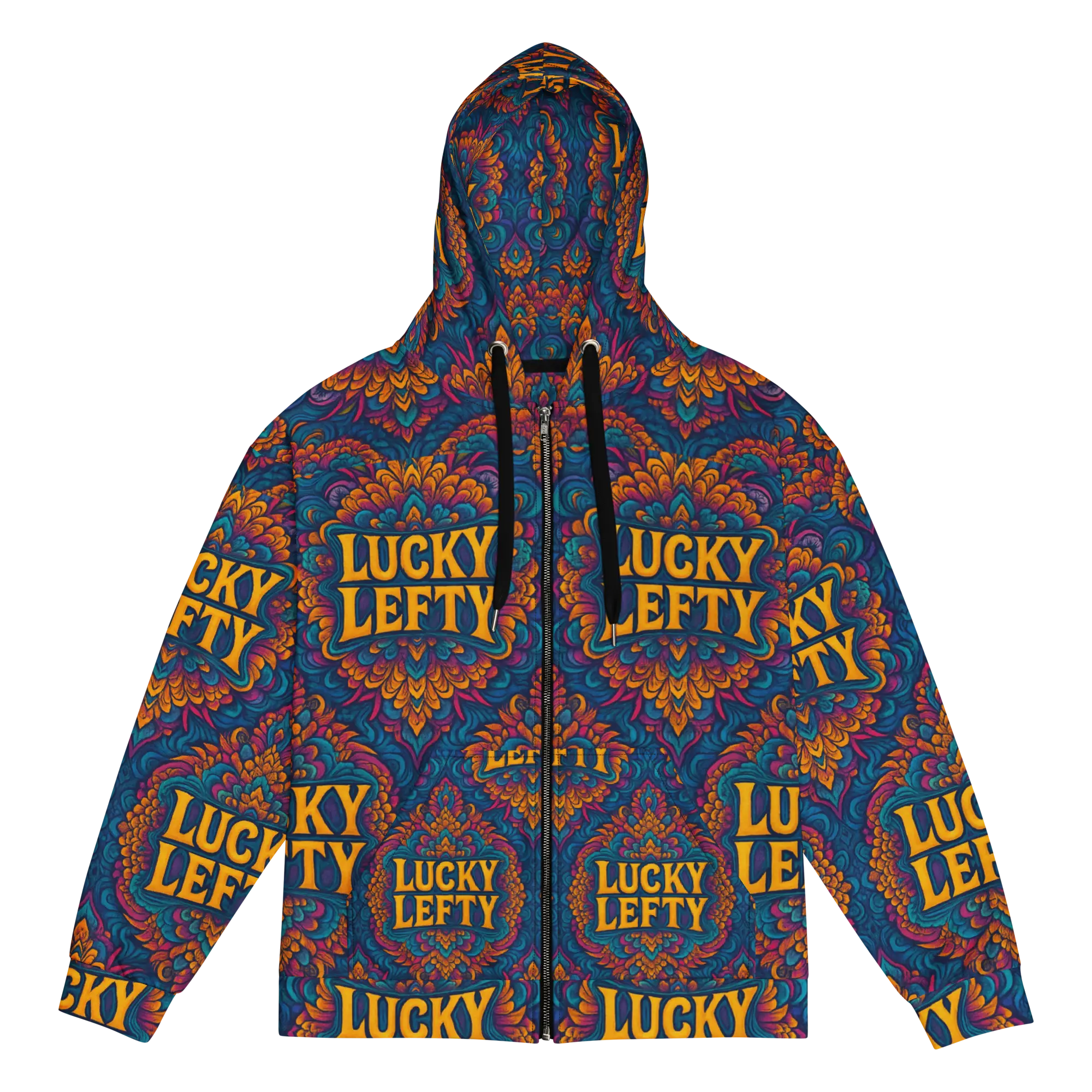 Psychedelic Paradox Premium Zip Hoodie
