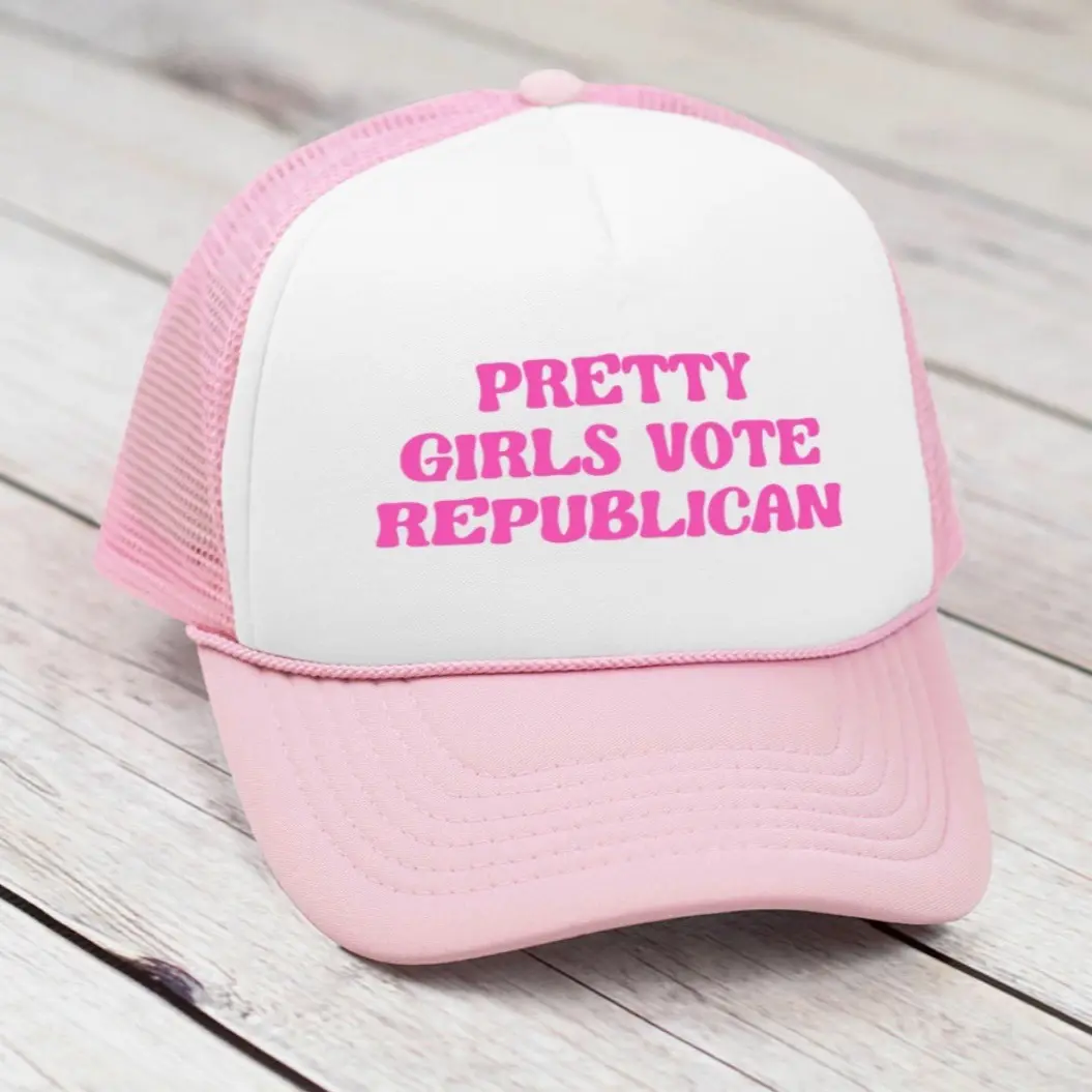 Pretty girls trucker hat
