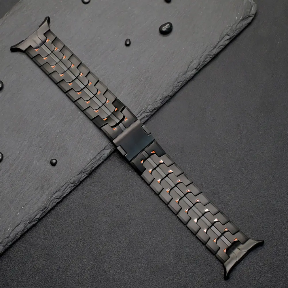 Titanium Alloy Funky Strap for Samsung Galaxy Watch Ultra 7 47mm Men Luxury Watchband for Samsung Galaxy Watch Ultra 2025 47mm Lightweight Bracelet Smart Watch Strap Smart Watch Accessories