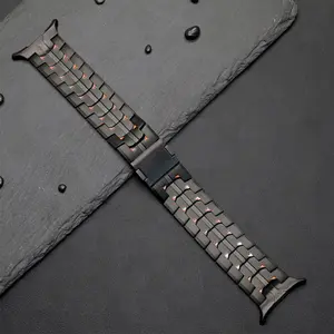 Titanium Alloy Funky Strap for Samsung Galaxy Watch Ultra 7 47mm Men Luxury Watchband for Samsung Galaxy Watch Ultra 2025 47mm Lightweight Bracelet Smart Watch Strap Smart Watch Accessories