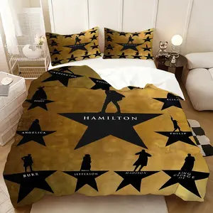 3Pcs，Hamilton,Multi three-piece set, including 1 quilt cover and 2 pillowcases (without core), whether placed in the master bedroom, guest room or dormitory, can add a warm atmosphere to the space.