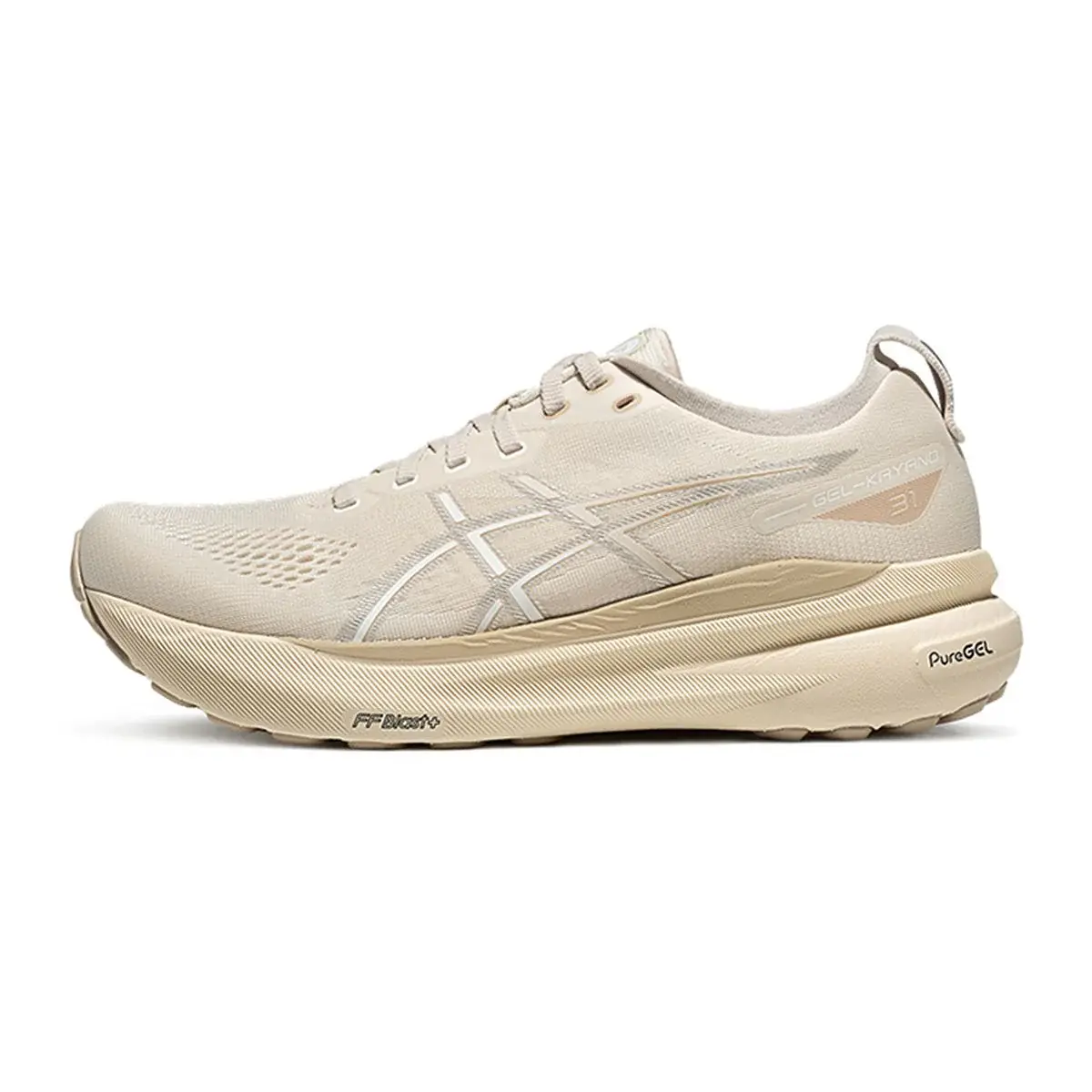 ASICS GEL Kayano 31 Abrasion Resistant Breathable Low Top Marathon Long Distance Running Shoes Men's Brown White 1011B995-200