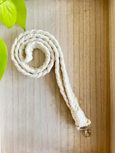 Boho Braided Lanyard, Macrame Lanyard, Badge Holder, Keychain Lanyard