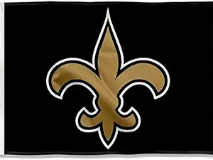 3x5 FT New Orleans Saints Flag - NFL Team Banner with Fleur-de-lis Logo
