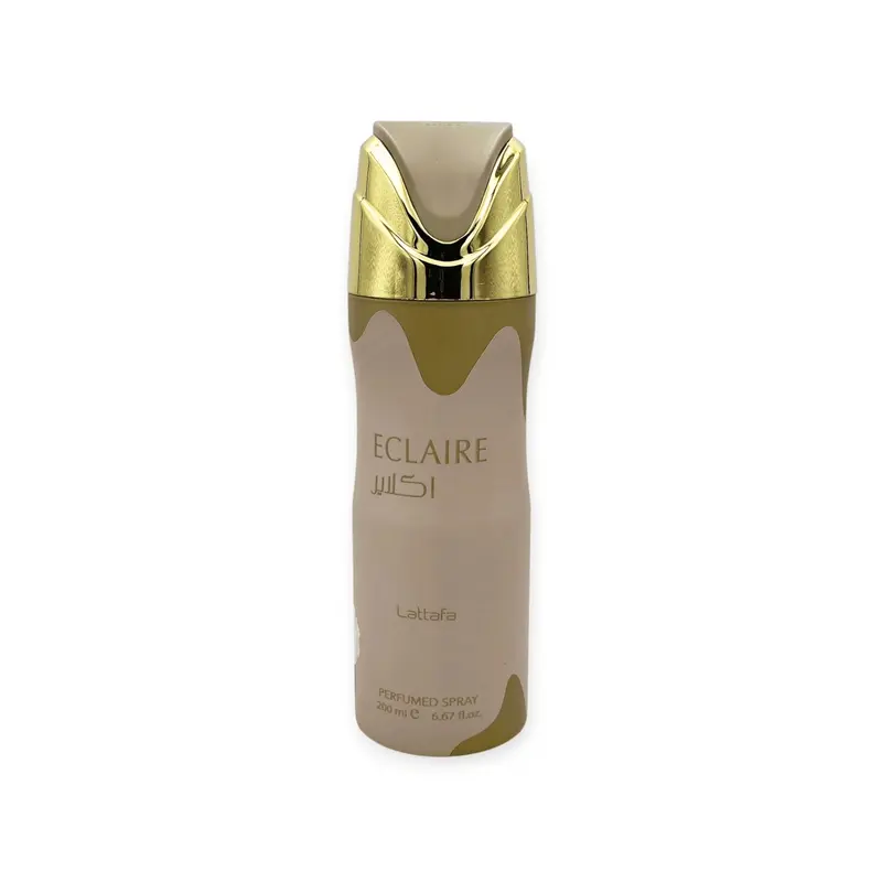 Lattafa Eclaire Scented Fragrance Deodorant Spray - 200 ml Body Care Product with Blended Aroma, Whole Body Deodorizer, Odorizing & Refreshing Deodorants