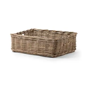 Rattan Rectangle Basket Tray