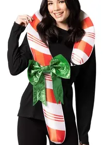Candy Cane Christmas Accessory Wrap Costume
