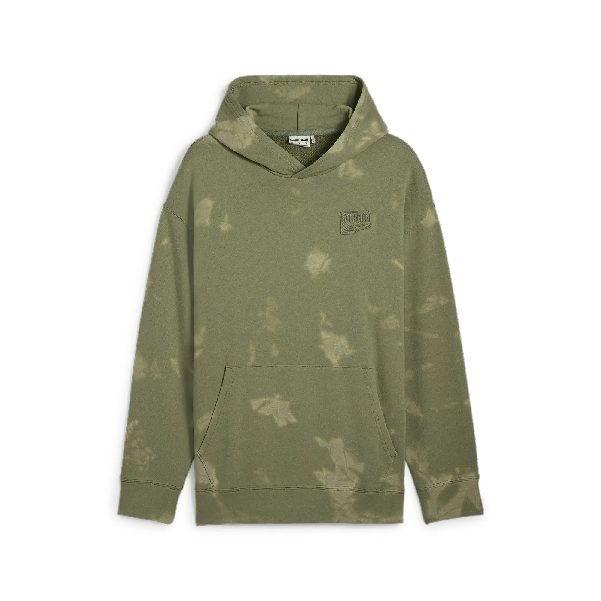 PUMA Mens Downtown Re:Place Hoodie Casual Outerwear Casual - Green