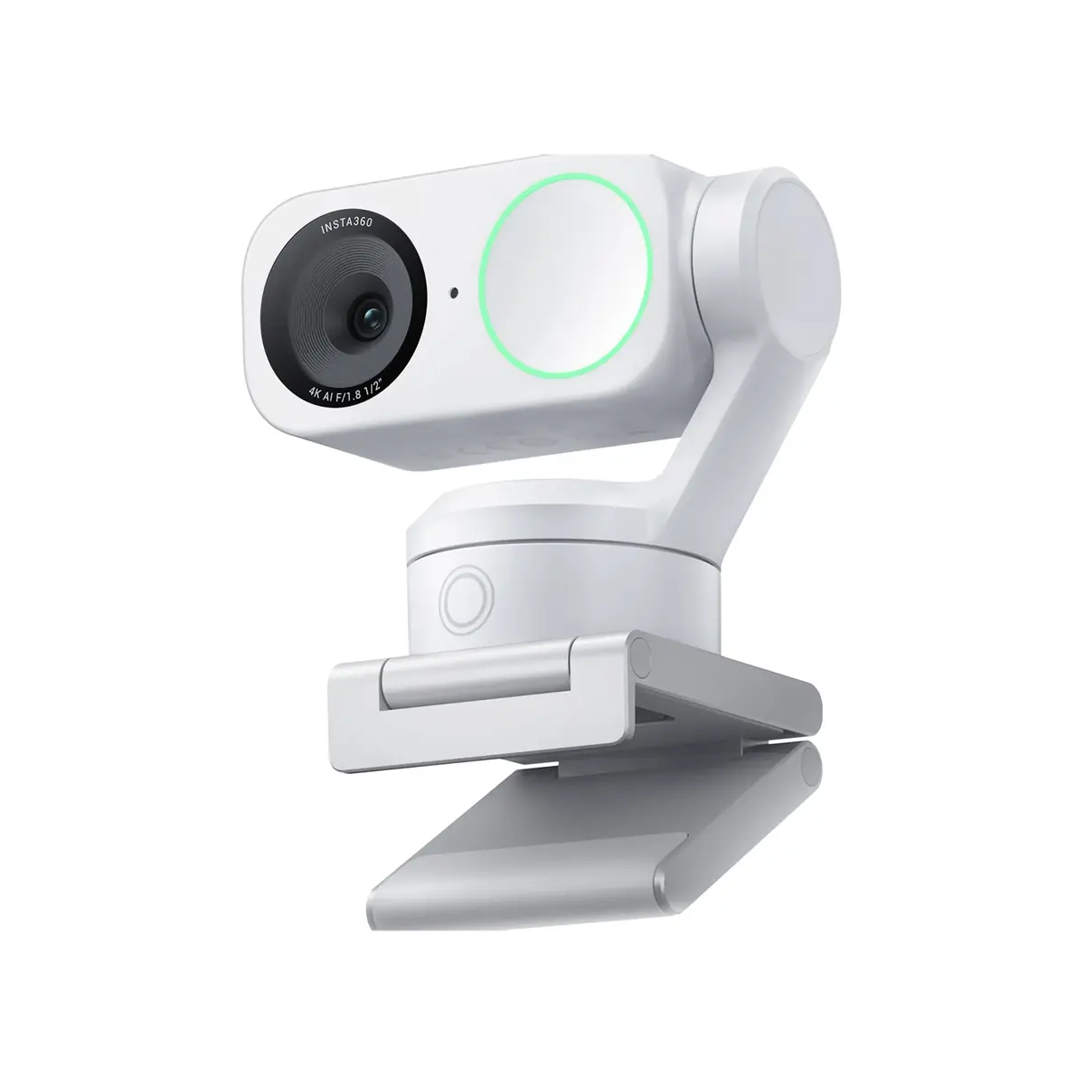 Insta360 Link 2 Standard Edition 4K Ultra HD 2-Axis Gimbal AI-Powered Webcam, Arctic White