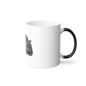 Supra Color Morphing Mug - Heat Reactive Custom Design Ceramic Cup - 11oz Capacity for Coffee - Hand Wash Recommended - Sturdy C-Shaped Handle