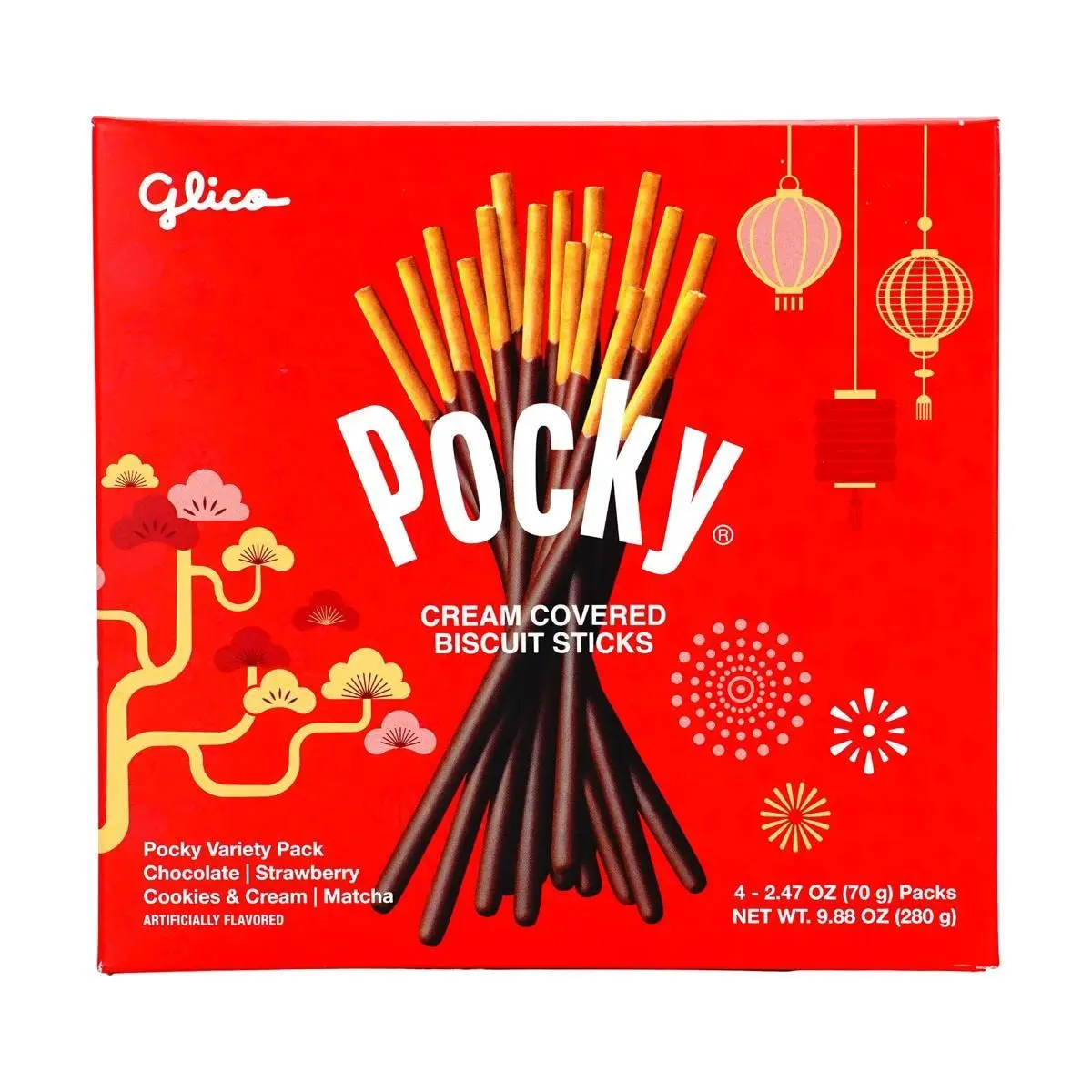 Glico Pocky Lunar New Year Limited Edition Gift Box - 4 Flavors ...