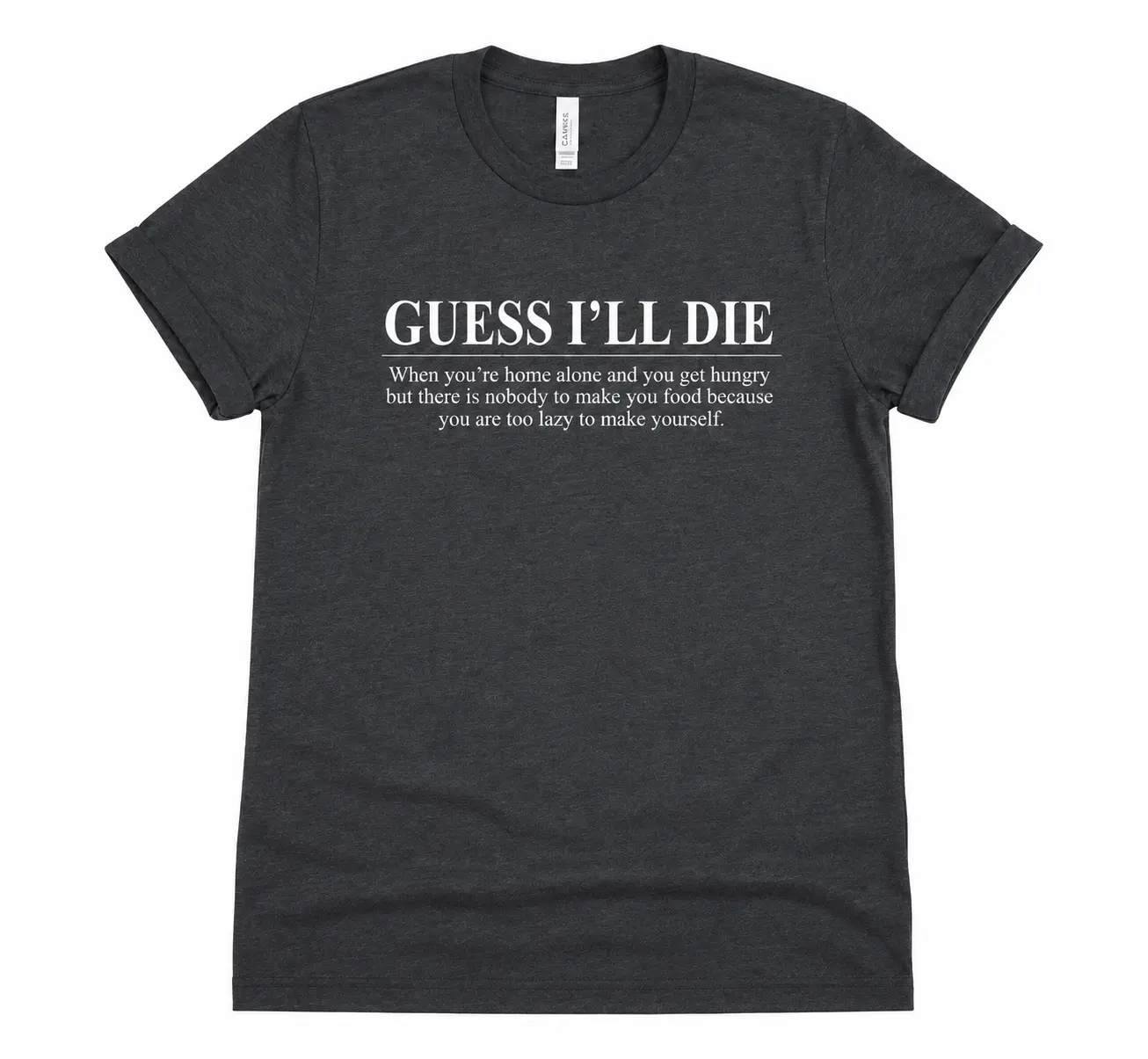 Guess I'll Die shirt, Guess I'll Die tee, Sarcastic Quotes Shirt, Funny Sarcastic Shirt,Awesome T-Shirt