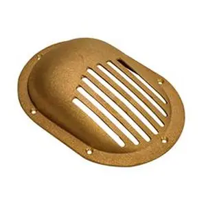 Groco SC-1500 Bronze Clam Shell Style Hull Strainer with Mount Ring, Door Filter for Up to 1.5 in. Thru Hull