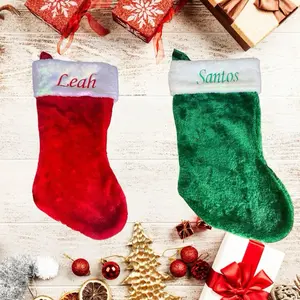 Personalized Name Christmas Stockings, 2025 embroidered Christmas Stockings with Name, Custom Christmas Family Stockings, Holiday Stockings, Holiday Decor, Christmas Gift