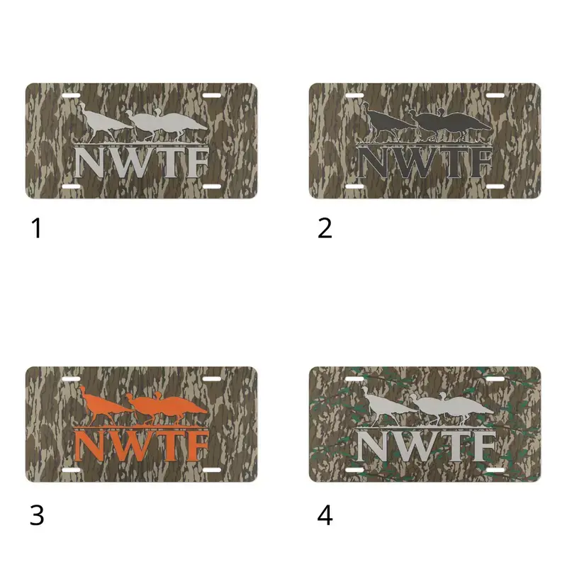 Custom Aluminum License Plate – Personalized With Your Text Or Image (Front Mount)