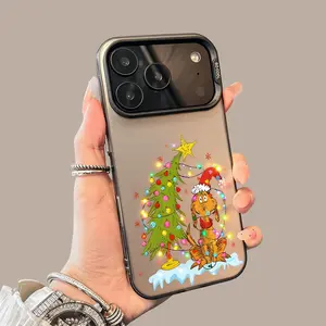Christmas Phone Case for iPhone 17 AIR 17 PRO 16 PRO 15  PRO MAX  14 PLUS 13 PRO 12 11 PRO Max, Ultra-Thin & Rugged Shockproof Smartphone Protective Accessories, Puppy, Santa