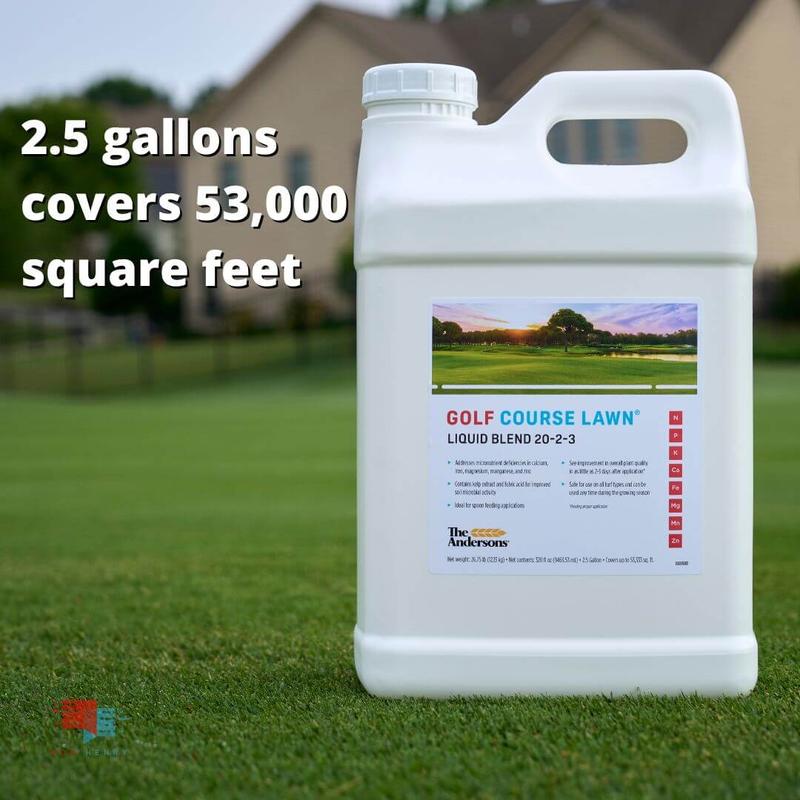 Golf Course Lawn (20-2-3) Liquid Fertilizer with Kelp and Fulvic Acid
