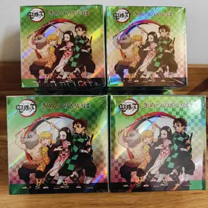 [Hard Cards] Kimetsu no Yaiba 90-Card Full Box Set – 30 Packs Anime Collectible Cards, Perfect Gift for Fans