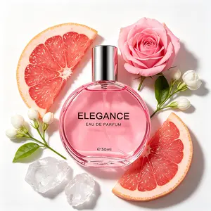 KJSK Elegant Women's Perfume 1.7oz（50ml) Long-lasting Floral and Fruity Fragrance, Naturally Fresh，Pink Bottle Design. Perfect for Dates and Daily Use, an Excellent Gift Choice, Exquisite Design