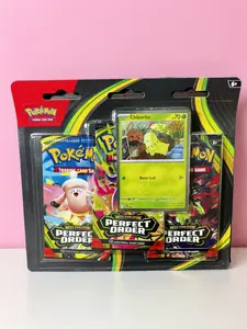 1 (One Single Random Blister Pack) Contains 3 Pokémon TCG booster packs