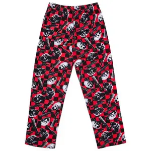 Terrifier Art the Clown Nightwear Drawstring Sleep Pants, Unique Horror Fan Gift Comfortable Casual Four Season Lounge Bottoms, Trending Horror Movie Fan Gift