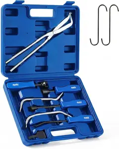10pc Drum Brake Tool Kit, Drum Brake Tool with Drum Brake Tool, Brake Compressor, Brake Pliers, Drum Brake Adjusting Tool, Brake Spoon Set, Brake Drum Tool Kit