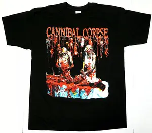 Cannibal Corpse T-shirt Death Metal Tee Men's 100% Cotton Black New, Graphic tees, Streetwear, Men gifts, Short sleeve, cotton, Top, Menswear