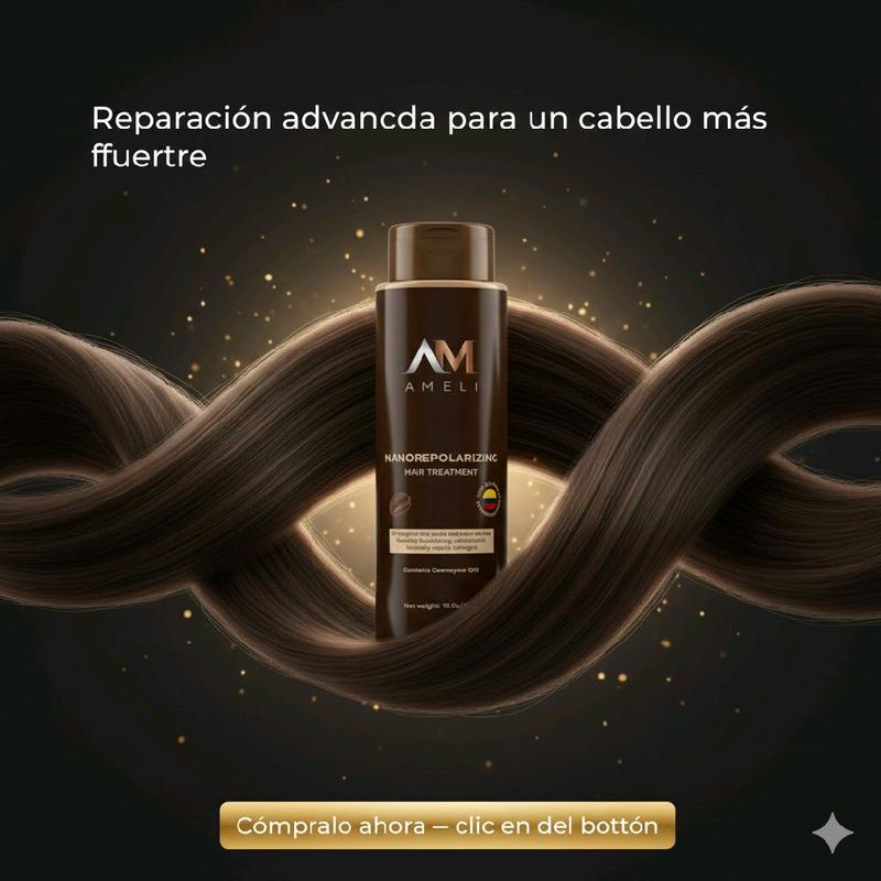 Ameli Nanorepolarizing Hair Treatment with Coenzyme Q10 Botanical Extracts & Hydrolyzed Proteins 16.9 fl oz