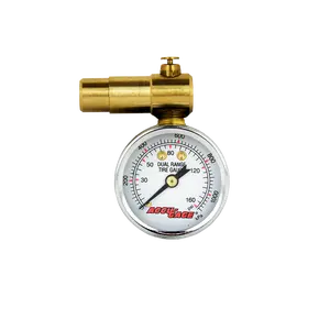 ACCU-GAGE® by Milton® Presta Valve Bike Tire Pressure Gauge with Bleeder Valve, for 0-160 PSI - ANSI Certified