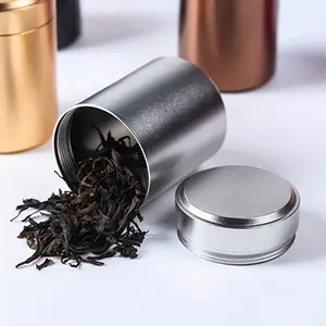 1pc, Portable Travel Tea Caddy Tea Jar Mini Seal Tea Packaging Tea Box