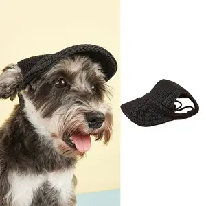 Trendy Mesh Dog Hat Sunshade Baseball Cap Duckbill Cap for Small Medium Dogs Stylish Comfortable Protective Accessory Mesh Material Versatile Design