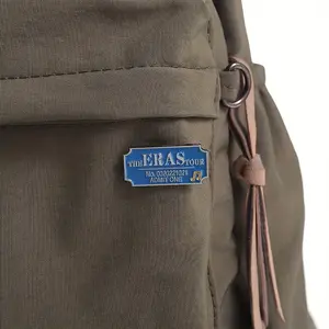 1/2pcs "The Eras Tour" Admit One Ticket Brooch Pin - Blue & White, Alloy Music Fashion Badge for Backpacks & Party Accessories