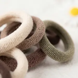 10PCS All Match Black Hair Bands, Wear Resistant Elastic Hair Ties, Comfort Non-tight Ponytail Holders Daily Hairstyling