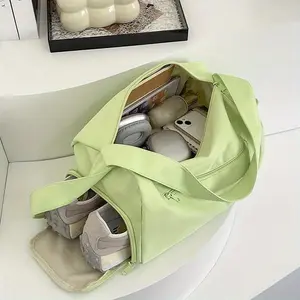 A Spacious Swimming And Fitness Bag with Separate Compartments for Wet And Dry Items, Ideal for Travel And Outings. It'S a Lightweight Travel Bag for Short Trips, Perfect for Sports And Yoga, Catering to Specific Preferences in Bag Style