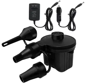 Newpol Inflatable Bed Pump, Electric Air Pump(100 Gallon/Min) for Air Mattress Beds, Inflatable Swimming Pools, Swimming Ring（AC110-240V/DC12V）