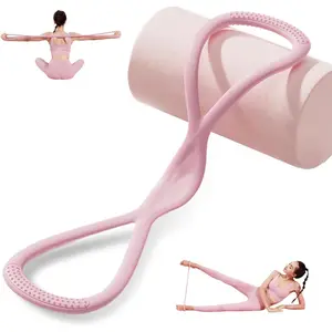 Figure 8 Resistance Bands for Women & Men, Back Training Elastic Ropes, Exercise Resistance Bands with Handles 8 Shaped Resistance Bands for Arms, Chest Expander, Yoga Gym Fitness Pulling Rope