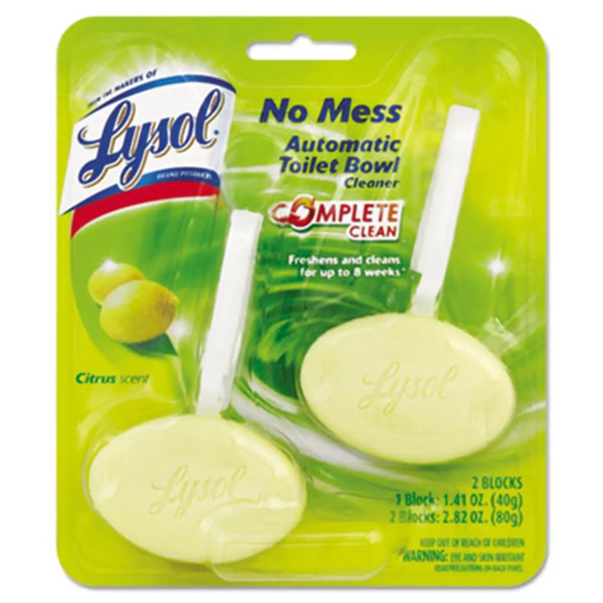 212 MAIN No Mess Automatic Toilet Bowl Cleaner - Citrus Scent Toilet Cleaning System for Household Use
