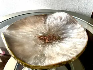 Resin Art Decoration - Unique Decorative Elements for Home or Office Use. 11 in