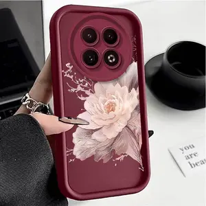 1 Piece Bright pink petals For Realme 12 Shockproof Flexible Design Ideal For Fashion 12