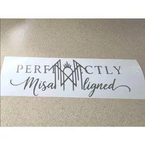 Perfectly Misaligned Sleep Decal Sticker DecalLA9