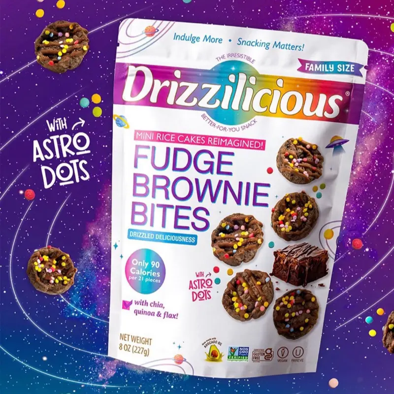 Drizzilicious Fudge Brownie Mini Rice Cakes, 8 oz