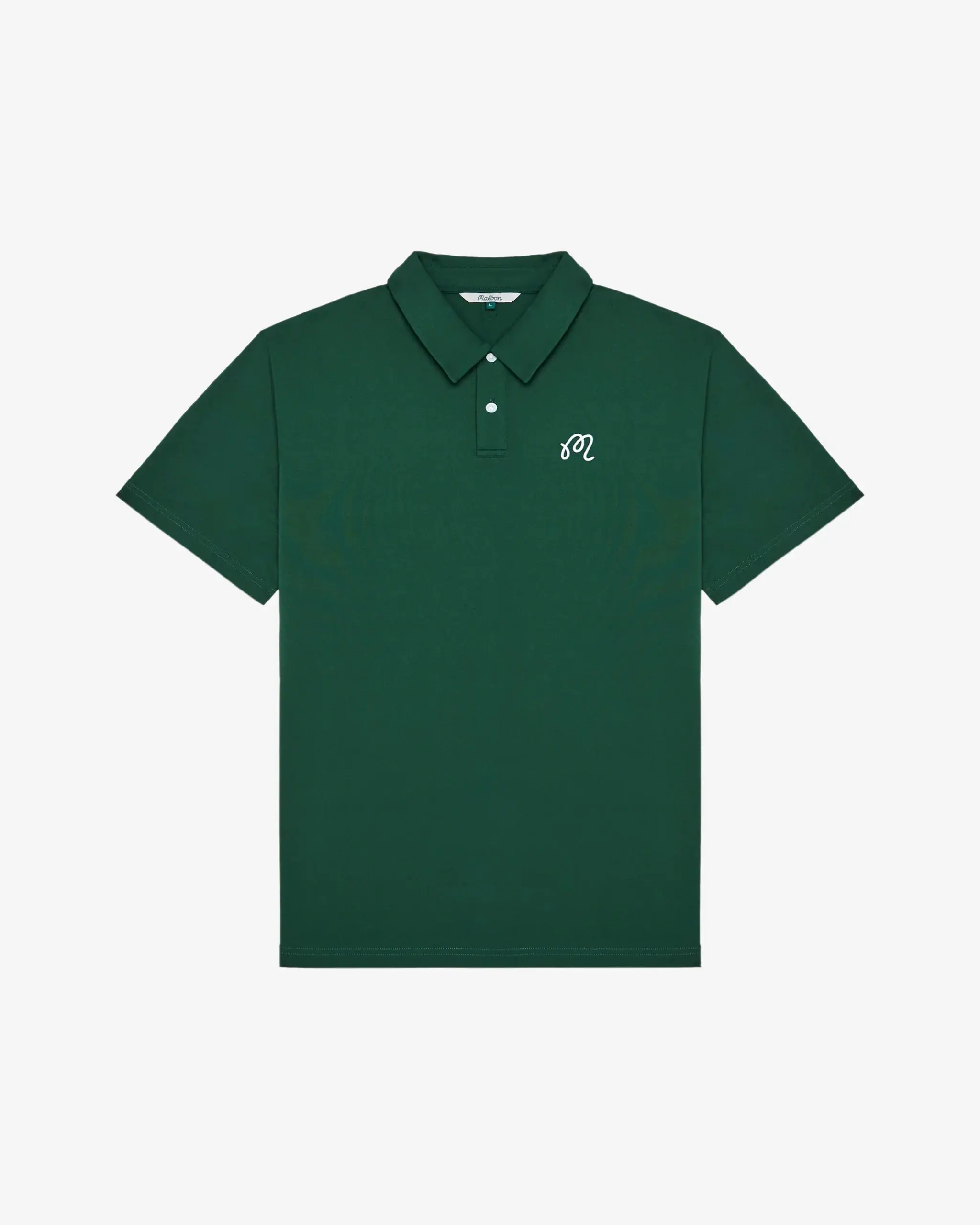 Malbon Golf Fairway Green Polo Shirt