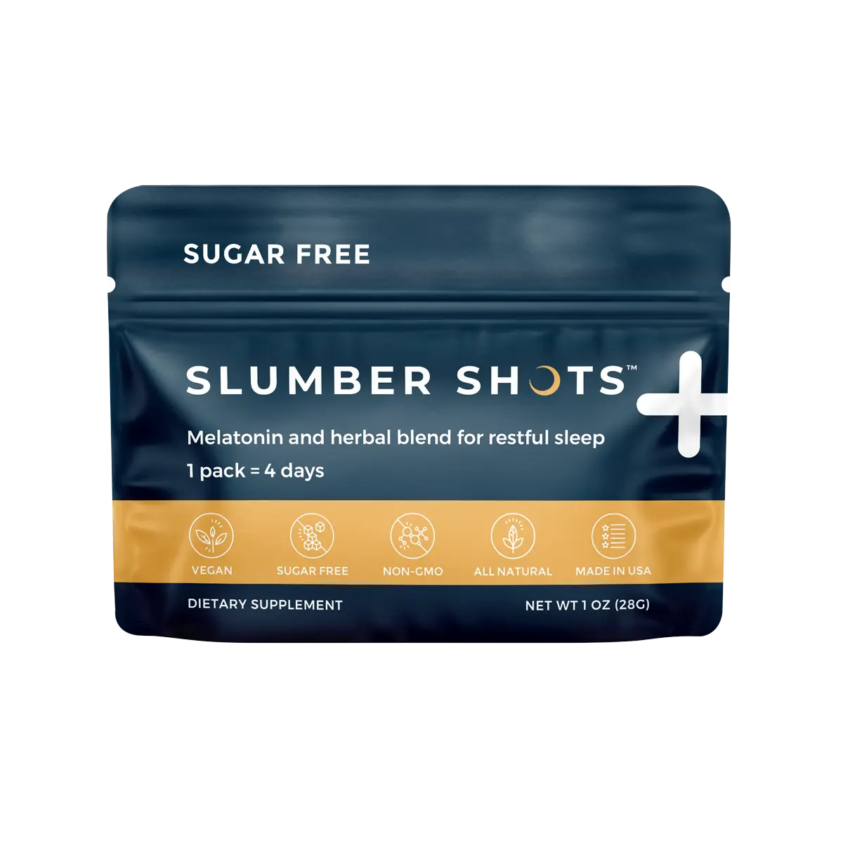 SGC Slumber Shots Sleep Gummies - Sugar-Free Melatonin & Valerian Root Blend - 12-Pack for Deep Rest & Calm - Vegan, Non-GMO - Made in USA