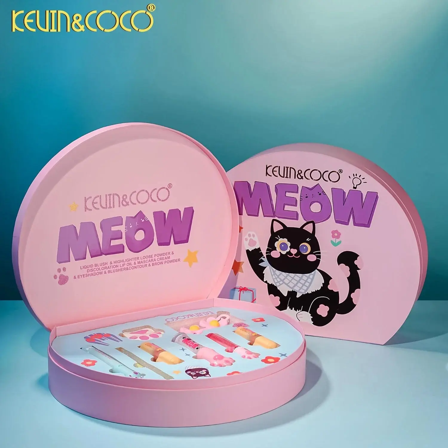 KEVIN & COCO - Meow Makeup Set PR BOX - TikTok Shop
