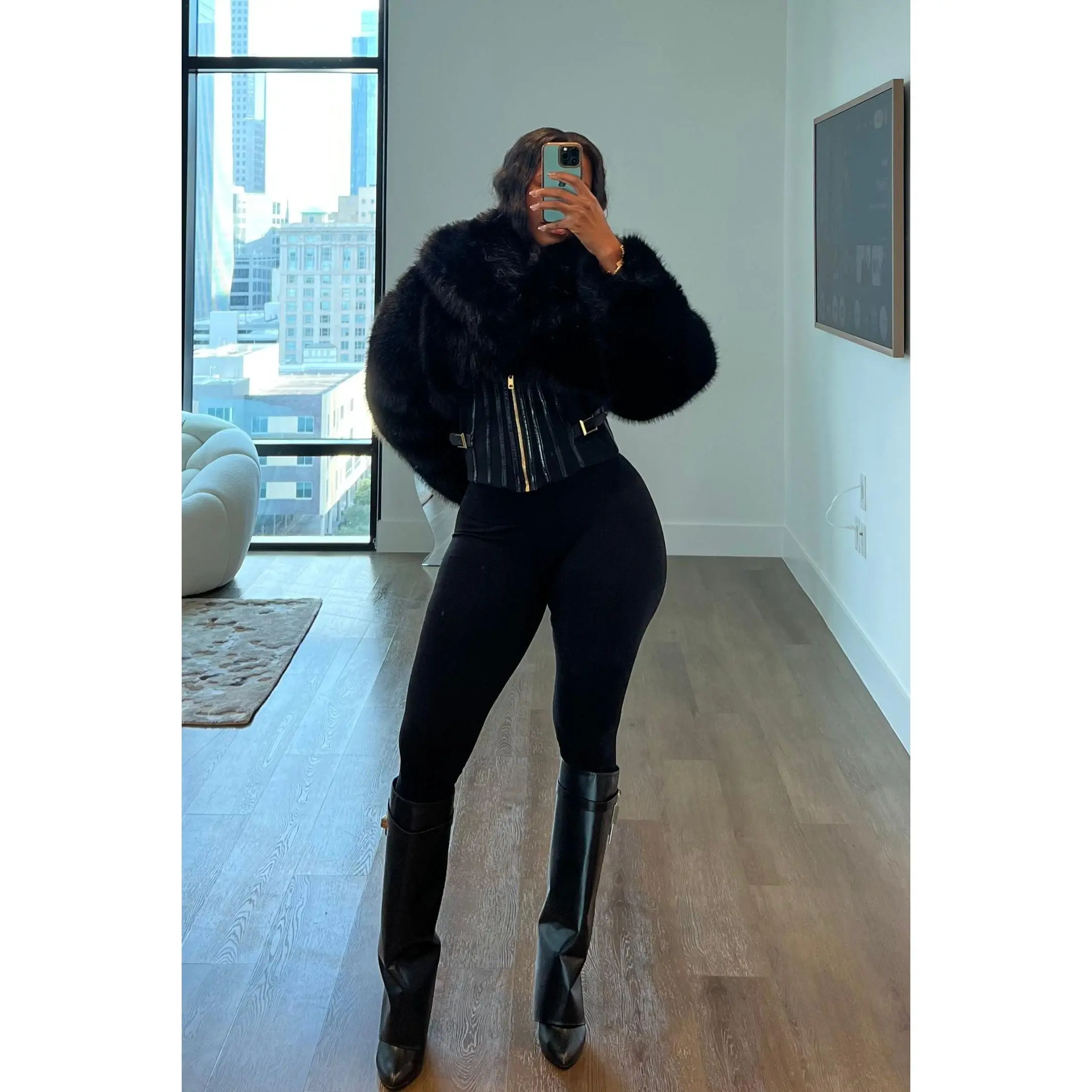 "SNOWFALL HEIRESS" CORSET COAT
