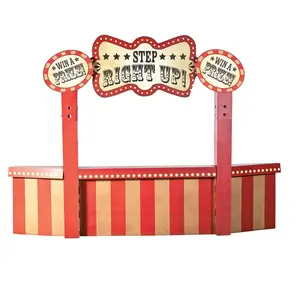 Fun 8 Ft. 3D Vintage Circus Attraction Booth Cardboard Stand-Up - 1 Pc.