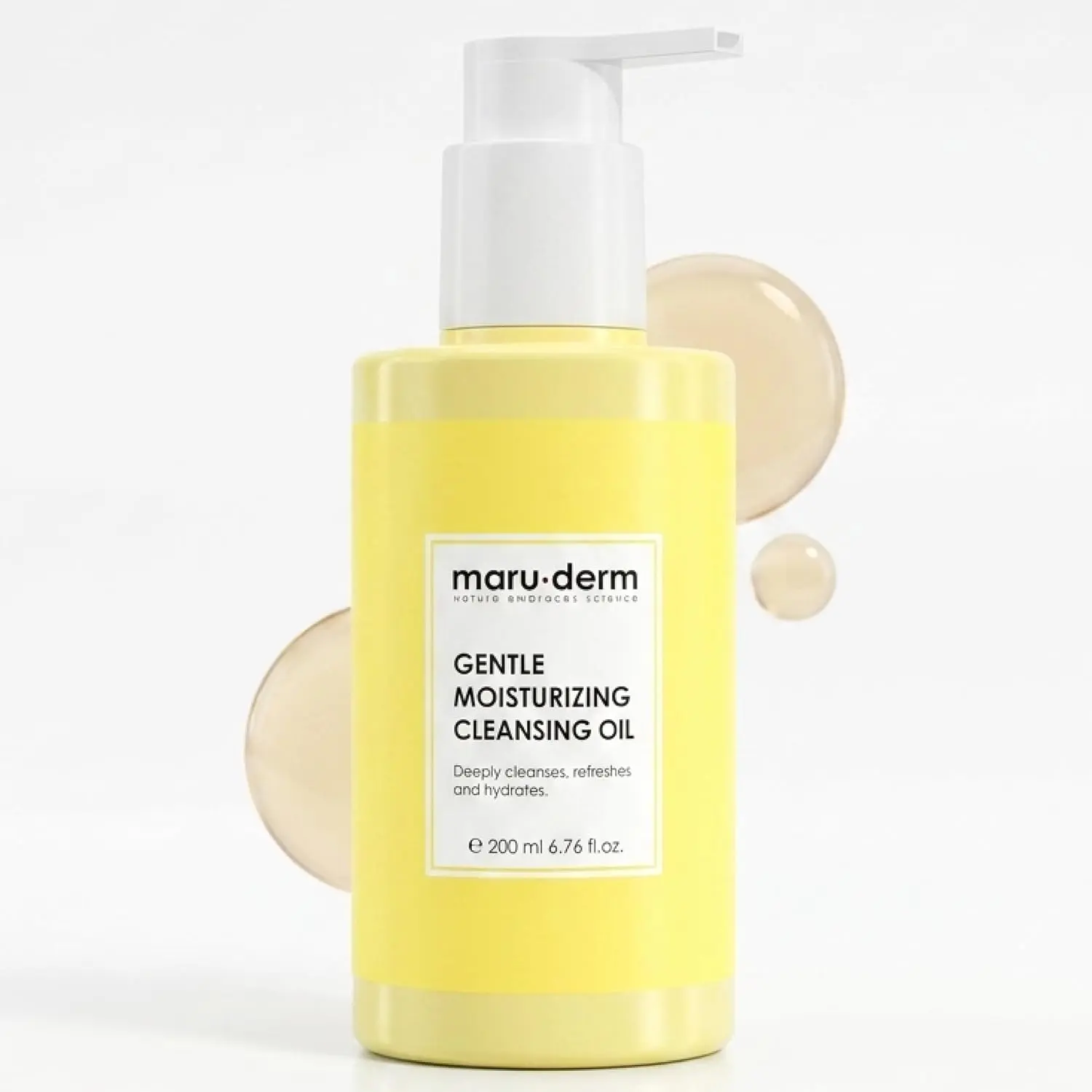 Gentle Cleansing Oil for Face & Body - Makeup Remover & Double Cleanser with Niacinamide & Panthenol - Removes Sunscreen, Sebum & Impurities, Hydrating Formula for Sensitive & Dry Skin – 200ml