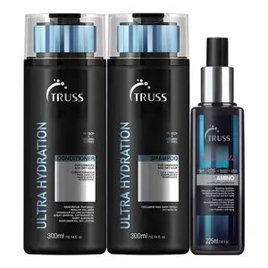 TRUSS Ultra Hydration Conditioner & Shampoo with Amino Heat Protect Set Bundle