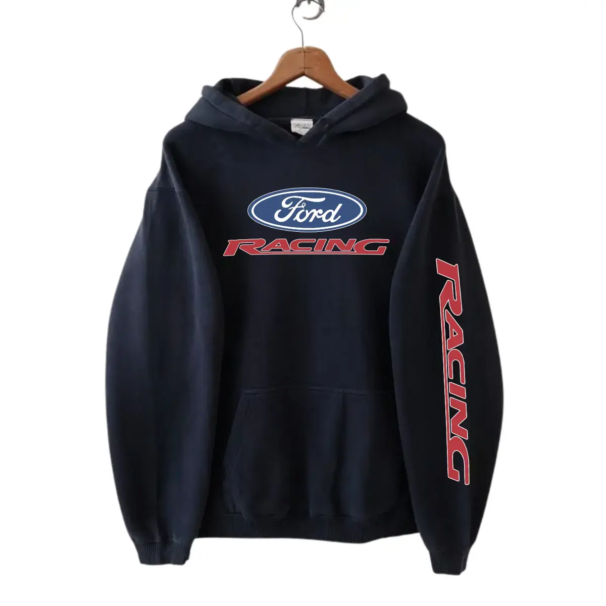 Vintage 90s Ford Racing Hoodie, Retro Ford Motorsport Tee Streetwear Style, Gift For Car Lovers, For Men For Him For Husband For Dad, Racing Shirt, Vintage Graphic Tee